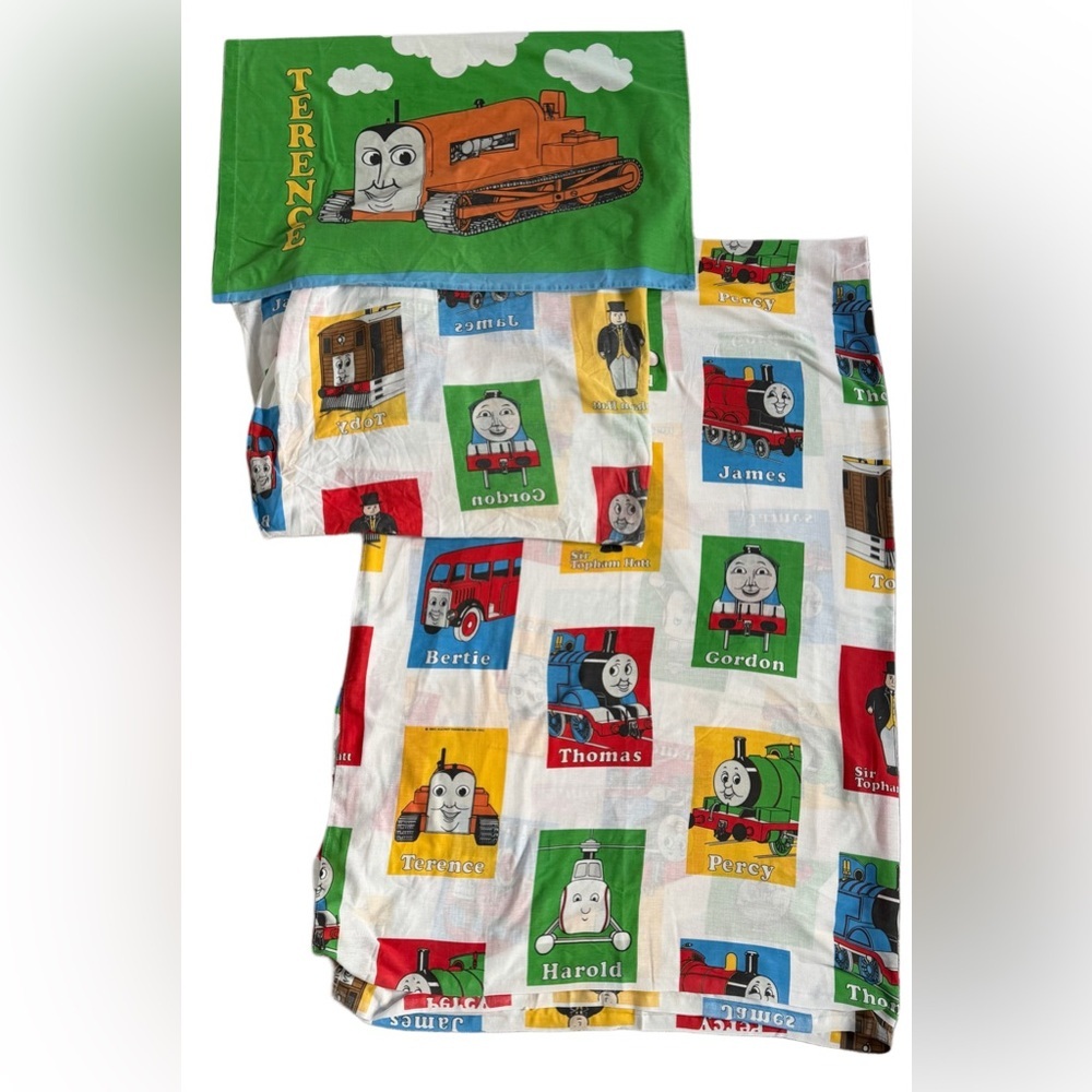 90s Thomas the Tank Engine Vintage Twin Sheet Sets